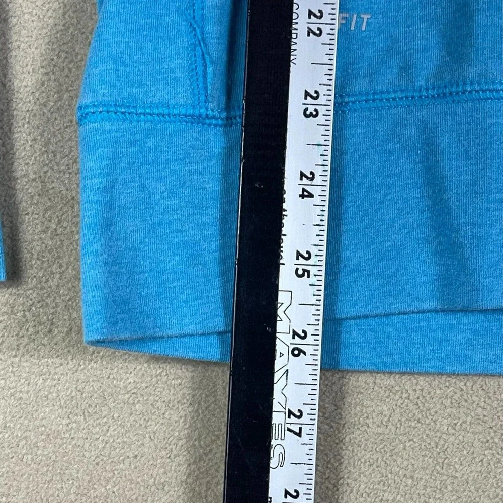 Nike Dri Fit Womens M Blue‎ Boat Neck Relaxed Fit Long Sleeve